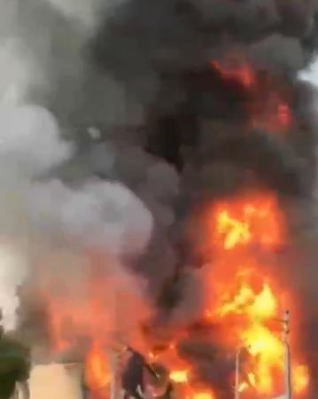 救援現(xiàn)場。